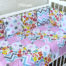 Комплект в детскую кроватку для новорожденных Радость фото